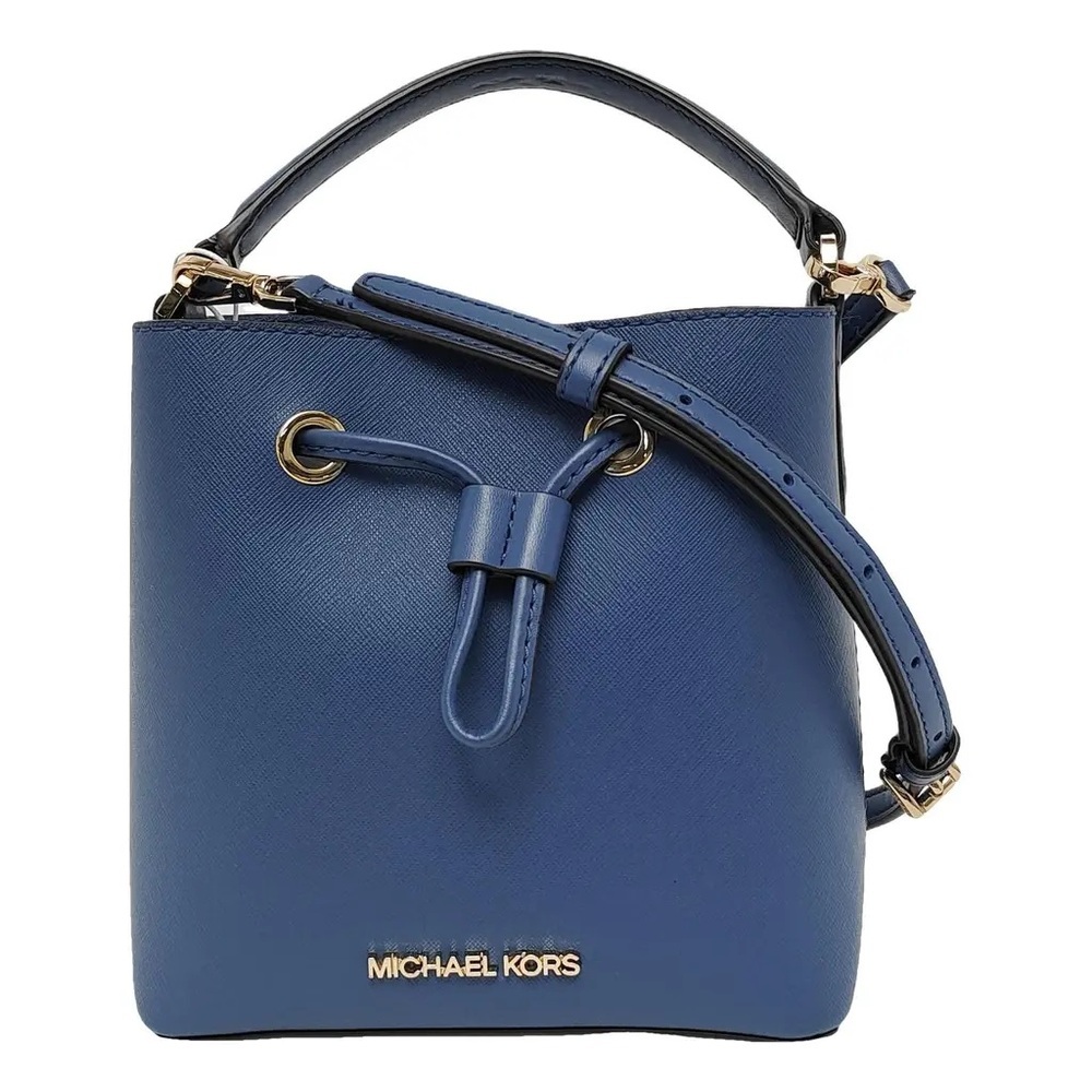 Michael Kors Midnight Blue Leather Tote - Picture 2 of 10